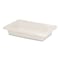 Rubbermaid Commercial Food/Tote Boxes, 2gal, 18w x 12d x 3 1/2h, White FG350700WHT - alternate 4